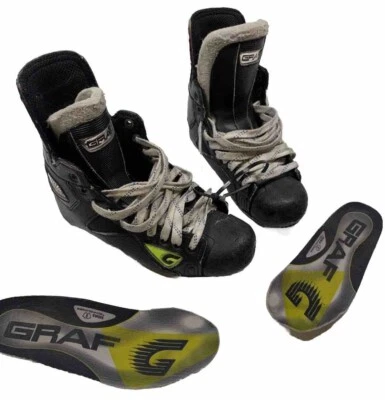 GRAF Supra 705 [7 D SR] AB Hockey sobre hielo Patinaje Jugador Botas Solo Par De Colección Nuevas Foto 1 de 4