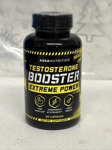 AskaNutrition Testosterone Booster Extreme Power exp 04/2026 60 capsules - Picture 1 of 4