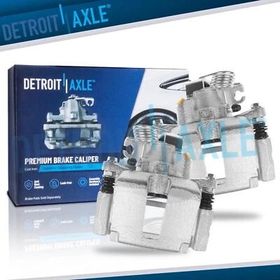 Pair Rear Brake Caliper w/ Bracket for Ford Explorer Flex Taurus Lincoln MKS MKT - Image 1 of 4