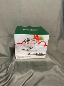 2007 Pfaltzgraff Winterberry Dip Mix Set New Bowl and Spreader Christmas - Picture 1 of 4
