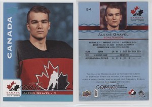 2017 Upper Deck Team Canada Juniors Blue Spectrum Alexis Gravel #54
