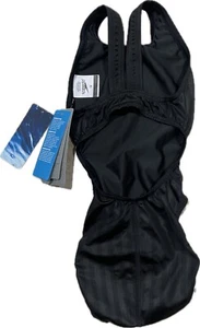 SPEEDO BLACK ONE PIECE SWIMSUIT SIZE 18 YOUTH NWT $89 - Picture 1 of 5