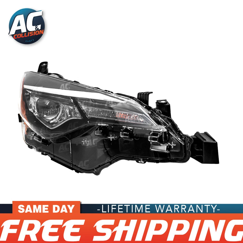 TYC Headlight Assembly Right Passengerfor 17 18 19 Toyota Corolla L/LE/LE ECO - Image 1 of 4