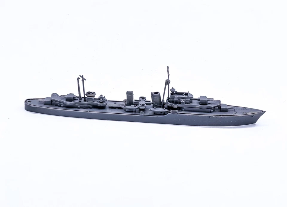 Modélisme Militaire Navire de Guerre Bateau Modèle en Plastique Gris 16 CM - Photo 1/4