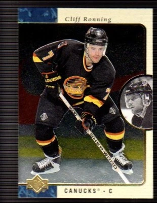 1995-96 Upper Deck SP #154 Cliff Ronning VANCOUVER CANUCKS - Image 1 of 2