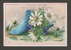  [72281] 1880-90's TRADE CARD R. H. FORD's BOOTS, SHOES, RUBBERS, BIDDEFORD, ME.