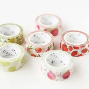 Kawaii Fruit Masking Tape DIY Decorative Adhesive Tape Scrapbooking Decoration 1 - Bild 1 von 17