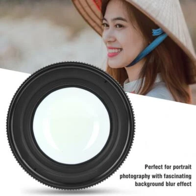 50mm F1.1 II APS-C Large Aperture Manual Focus Lens For Canon EOS-M Mount Camera - Image 1 of 4