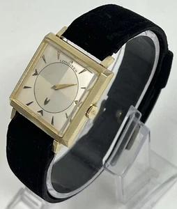 Vintage 1957 Longines 1050 Mystery 14K Case 17 Jewel Windup Unisex Watch - Picture 1 of 15