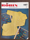Robin 1927 Vintage Baby V Neck Cardigan Matinee Coat Size 18” & 20” 4 Ply #B