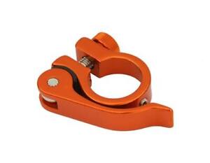 ALL COLOR & SIZES ! MTB Road Cruiser Bicycle Seatpost Clamp Quick Release Part 
