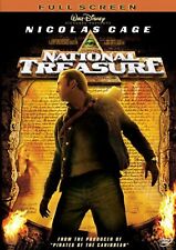 National Treasure Full Screen Edition On DVD With Nicolas Cage Very Good E72