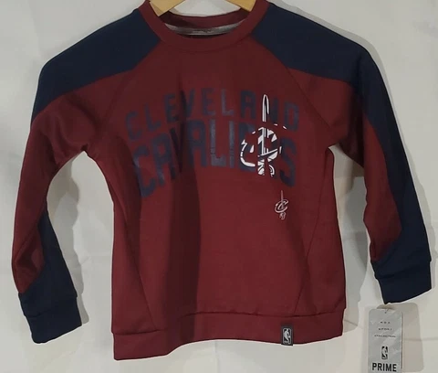 NBA Cleveland Cavaliers Youth Boys "Back Court Crew" Hoodie Medium(5-6) Burgundy Cover