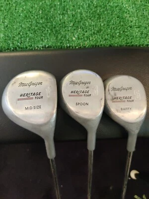 MacGregor Heritage Tour Driver 3-5 Woods Set Steel Shafts Stiff - Image 1 of 4