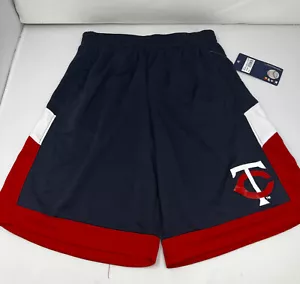 PANTALONES CORTOS DE BÉISBOL MINNESOTA TWINS MLB Merch con Licencia NIÑOS AZUL XL 16/18 (702) - Imagen 1 de 4