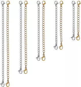 Necklace Extender 10 PCS Chain Extenders for Necklaces Premium Jewelry Bracel... - Picture 1 of 7