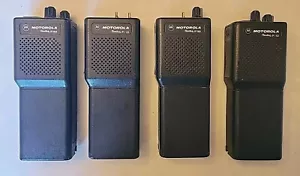 LOT OF 4 Motorola Radius P110 P44QLC20B2AA Handheld Two-way Walkie Talkie Radios - Picture 1 of 7