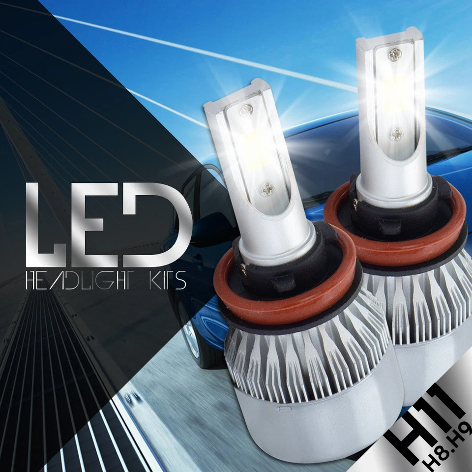 XENTEC LED HID Headlight Conversion kit H11 6000K for 2009-2010 Dodge Ram 2500 - Image 1 of 4