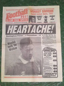 FOOTBALL POST FA CUP SPECIAL - May 18 1991 Cover only - Bild 1 von 1