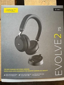 Jabra Evolve2 75 - USB-A MS Teams avec support de bureau - Noir - 27599-999-989 - Photo 1/2