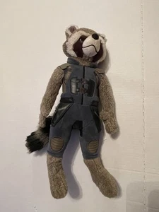 Disney Marvel Rocket Raccoon Plush Disney Parks 18” Guardians Of The Galaxy - Picture 1 of 7