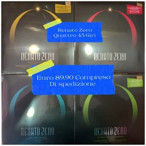 Renato Zero Lotto 4x45 Giri Nuovi Sigillati Non Vendibili Separatamente - Imagen 1 de 7