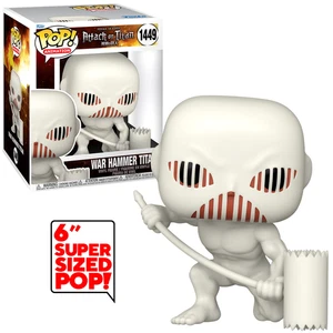 Funko POP! Anime War Hammer Attack on Titan #1449 6-Inch Vinyl Figure New - Picture 1 of 6