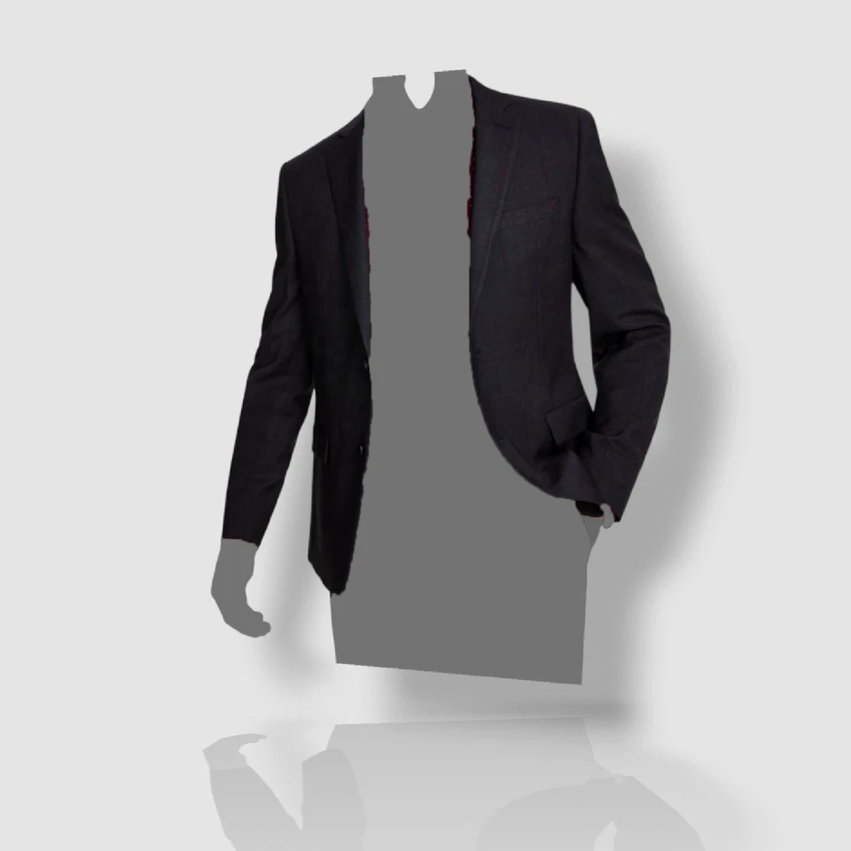 Alfani Men's Gray Slim-Fit Windowpane Check Suit Jacket Size 40R Foto 1 de 1