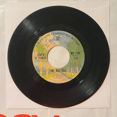 Tower Of Power ~ Time Will Tell/ Oakland Stroke ~ Warner Bros. 45 RPM Record - Image 1 of 4