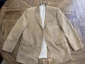Chaqueta Blazer Ralph Lauren LRL Para Hombre 42R Beige Caqui Abrigo Deportivo Carrera 2 Botones - Imagen 1 de 11