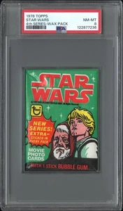 1977 TOPPS STAR WARS - 4th SERIES - WAX PACK - PSA 8 NM/MT - Picture 1 of 1