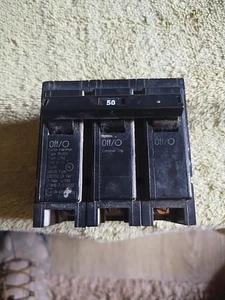 Eaton Taglierina-Martello BR350 3 Poli 50 Ampere Interruttore "Gancio Rotto Ancora Funzionante" - Foto 1 di 15