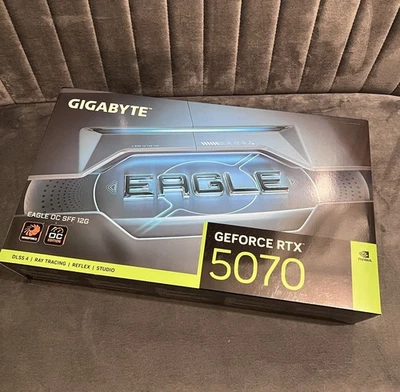 GIGABYTE Geforce RTX 5070 EAGLE OC SFF 12G Graphics Card - 12GB GDDR7 192bit PCI - Image 1 of 4