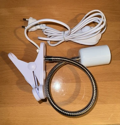Klemmleuchte flexibel LED E27 Leselampe Schreibtischlampe Nachttischlampe - Bild 1 von 2