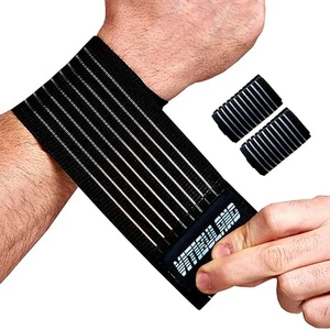 2 Pack Adjustable Carpal Tunnel Braces, Lightweight Wrist Wraps for Fitness S... - Picture 1 of 7