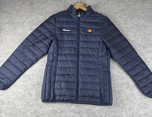 Ellesse Womens Puffer  Winter Jacket Lompard Padded  Blue size 10  - Picture 1 of 14