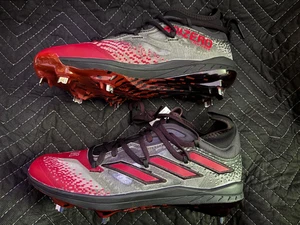adidas® adiZERO® Afterburner NWV NEBRASKA Men's Baseball Cleats IF1692 MSRP $150 - Picture 1 of 5