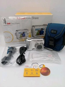 Kodak EasyShare C875 8.0 MP 5x Zoom Digitalkamera Bundle mit Box Kabel Tasche - Bild 1 von 16