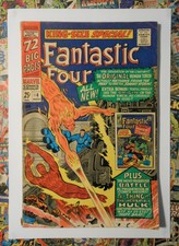 FANTASTIC FOUR KING SIZE SPECIAL #4 - NOV 1966 - HULK vs THE THING! - VG (4.0)