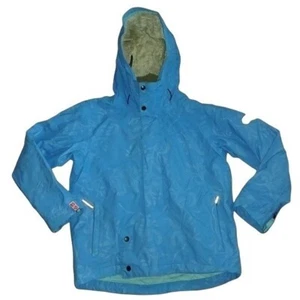 Bonfire Snowboarding Youth Size Medium Winter Jacket Baby Blue Fleece Lined Ski - Picture 1 of 12
