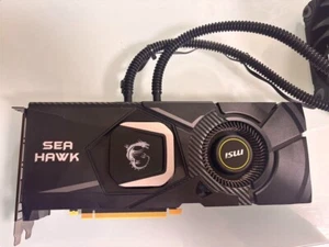 MSI GeForce RTX 2080 Ti Sea Hawk 11GB GDDR6 Wassergekühlt GPU PCIe x16 - Bild 1 von 7