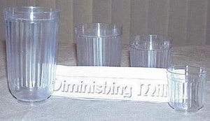 Diminishing Milk Glasses --classic Multum in Parvo visible milk reduction TMGS - Picture 1 of 1