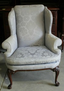 Blue Wingback Chair Chairs For Sale In Stock Ebay