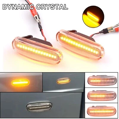 FRECCE LED LATERALI DINAMICHE SEQUENZIALI FIAT GRANDE PUNTO EVO PANDA CRYSTAL - Immagine 1 di 4