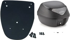Kappa K29NT+KR5612 Bauletto 29 Lt. Nero Monolock per Piaggio Medley 125 2017 - Imagen 1 de 14