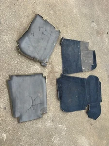 Porsche 928 S4 front  floor mats carpets blue - Picture 1 of 6