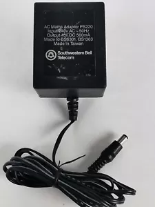 Adaptador de red de CA Southwestern Bell PS220 15V - 500mA vintage - Imagen 1 de 5