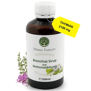 Jarabe Bronquial para Refuerzo Inmunológico y Extractos de Hierbas, 200 ml - Herbal Therapy - Imagen 1 de 8