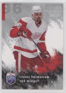 2007-08 Upper Deck Be a Player Platinum Player's Club /25 Tomas Holmstrom #73