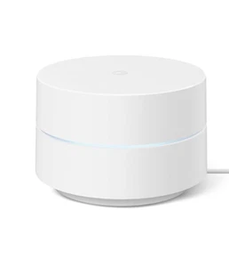 Google Wifi 1200 Mbps 2 Port 1000 Mbps Wireless Router - Snow, Pack of 1 - Picture 1 of 4
